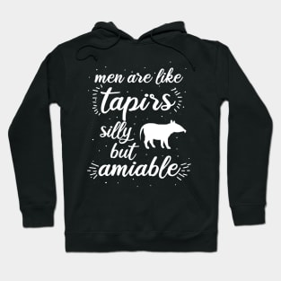 Tapire Männer lustiger Spruch Unpaarhufer Hoodie